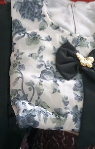 Private Label Girls Top Pant Set White Black 34 Size