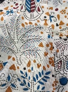 Private Label Womens Ajrakh Shantiniketan style Woman Blouse 32 Size