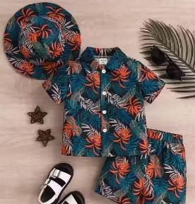 Private Label Boys Top Bottom Sets Free Size Multicolour