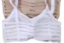 Private Label Women Padded Bandeau Six Straps Bra Big Free size