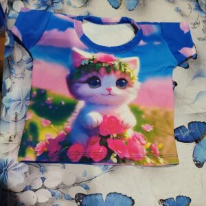 Private Label TShirt Kids Girls Casual Dress Tshirts malti colour 16 size