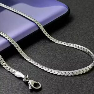 Private Label Silver Masculine Chain colour silver