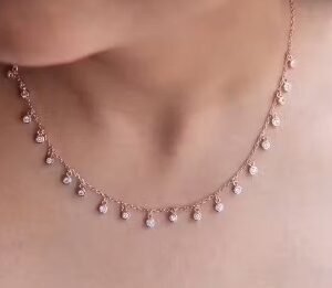 Private Label Bhumi09 RoseGold Allure Chain Plated Necklace Chain
