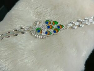 Private Label Peacock Design Silver Colour