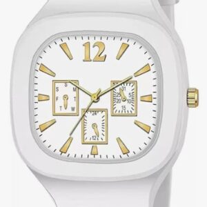Private Label Stylish Men Watch Colour WHITE
