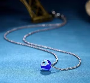 Private Label Blue Evil Eye Necklace Chain