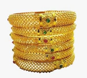 Private Label JACKCLEEN Metal Gold plated Bangle Set Size 2 8