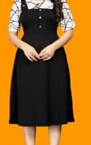 Private Label Classic Retro Women Dresses Fancy Dress Colour White Black size 3xl