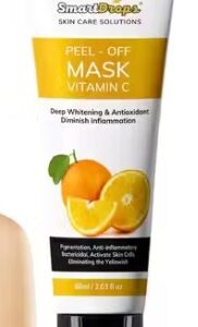 SMAER DROPS Peel of Mask Vitamin C Pell Of Mask face mask Moisturizing and Deep cleansing Peel off Mask Black Head Removal Peel Off Mask All Skin Type Use For Men And Women 60ml