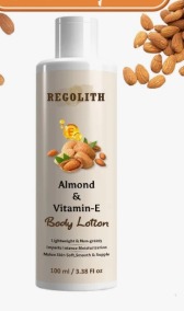 Regolith Almond And Vitamin E Refreshing Body Lotion For a Long Lasting 100 ml