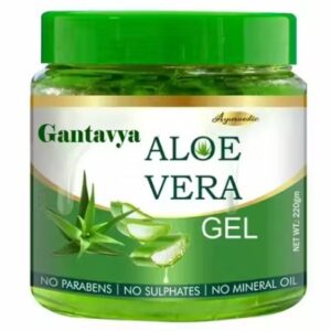 Private Label Gantavya Aloe Vera Gel For Skin Acne Scars Dark spots Face Hair Care 220 ml pack of 1