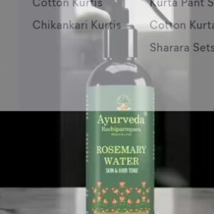 AYURVEDA RUCHIPARMPARA Goodness Rosemary Water Spray For Hair Growth 100 ml Hair Spray for Regrowth Rosemary Hair Mist Adds Shine Helps Reduce Hairfall Strengthens Hair Suitable For All Hair Types