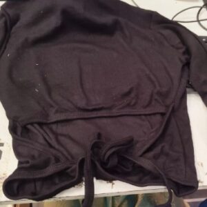 Private Label women crop top s size black colour