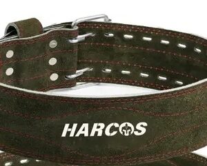 HARCOS Real Leather Power Lifting back Pain Olive Green