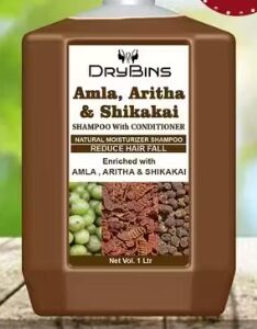 Drybins Amla Aritha and Shikakai Hair Shampoo 1Ltr