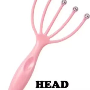 Private Label HEAD SCALP MASSAGER Hair Massager Colour Pink