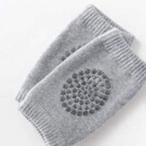 Private Label Toddler Wool Knit Leg Warmer Knee Guard Colour Gray