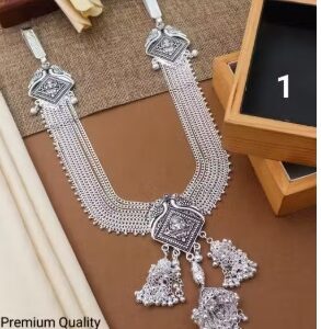 Private Label Fancy High Silver Metal Kandora Set