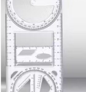 Private Label Multifunctional Geometric Ruler Mathematics Drawing Ruler for School