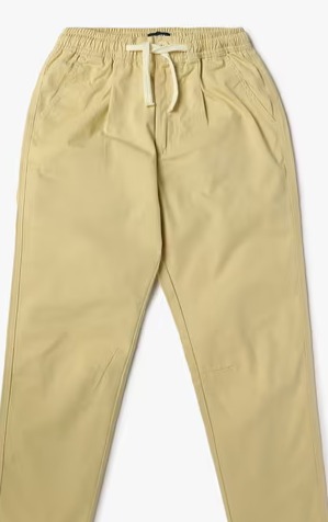 YOUSTA Boys Relaxed Fit Flat Front Trousers Size 28 Cream