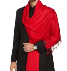Private Label Red stylish 100percent soft viscose ethnic scarves