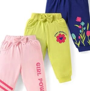 Doodle Poodle Pants Pack of 3 3 6 months Multicolour