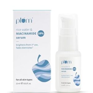 Plum Rice Water Provides Clear Glowing And Brightening Skin Women And Men 15ml