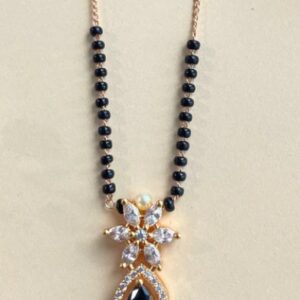 Zerakijewels Ahana Mangalsutra BLACK GOLDN COLOR