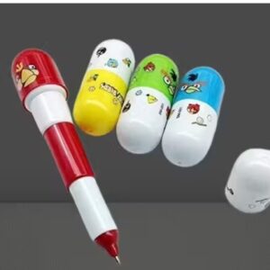 Private Label Vitamin Pens Novelty Pens Telescopic Pens Pill Ballpoint Pen pack of 4