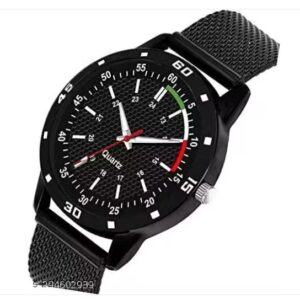 Private Label Breslet And Analog Watch colour black