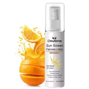Drybins Whitening sunscreen for Anti Wrinkle Non Greasy with Broad Spectrum 100ml