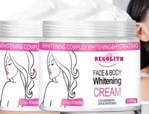 REGOLITH FACE and BODY WHITENING CREAM 120G pack of 2