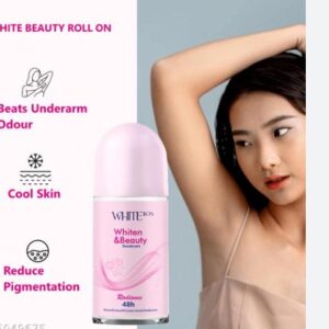 Private Label white bon Whiten and beauty Skin Pit Glow Roll On Deo for Women 100ml