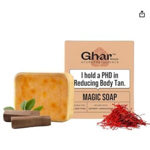 Ghar Soaps Sandalwood Saffron Magic Soaps 100 gm