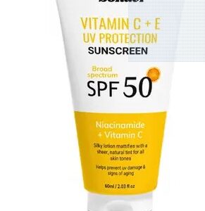 SONAVI Sunscreen SPF 50 PA PLUSE Vitamin C PLUSE E Super Bright Water Light For Deeply Hydrating 60 ml