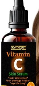 SKOOKUM Vitamin C Serum Remove Dark Circle Sun Damage Corrector Face Serum 30 ml