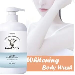 Latibule Goat milk Mousse body wash whitening shower gel SKIN SMOOTHENING GEL Face Wash 300 ml