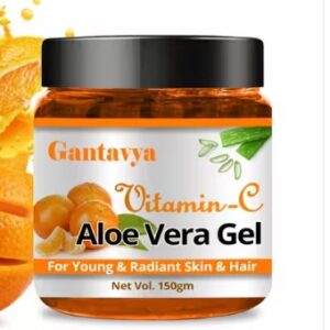 Gantavya Naturals Pure Aloe Vera Vitamin C Gel 150g