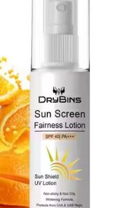 Drybins Sunscreen SPF 40PLUSE PA PLUSE Whitening sunscreen for Anti Wrinkle Non Greasy with Broad Spectrum 100ML
