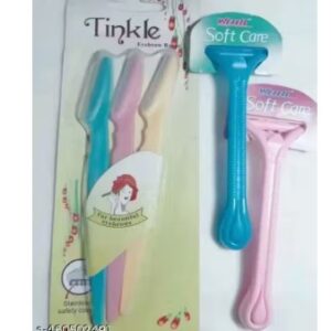 Private Label 3 pcs Eyebrows Razor with Dual Sharp Blade 2 pcs