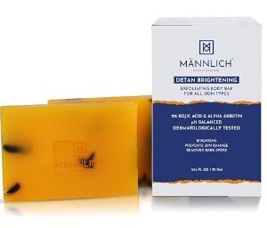 Mannlich Kojic Acid Exfoliating Soap 75 gm pack of 2