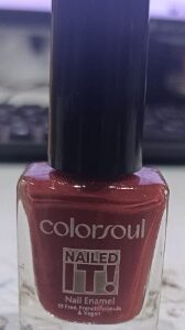 Colorsoul Nailed It Nail Enamel Po4 Rustic Red 8ml
