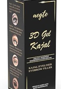 Aegte 3in1 3D Gel Kajal Eyeliner Eyebrow 8 gm