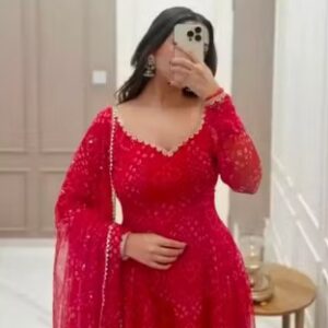 Private Label Gown Pink Colour Size XXXL kutra with dupatta set