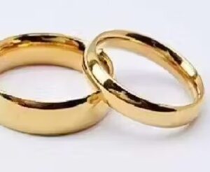 Private Label Shining Jewel Plain Stylish Gold Metallic Band Set of 4