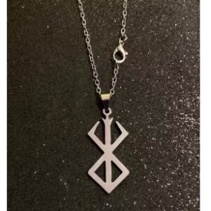 Private Label Anime Cosplay Accessories silver Anger Necklace