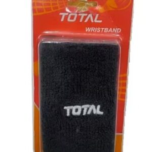 Total Breathable Cotton Unisex Sweat Wrist Band Colour black Size Free