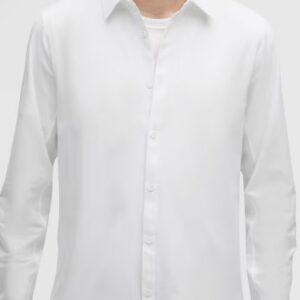 Venture New Venture Long Sleeve Shirt Updated Slim Fit Colour White Size XL
