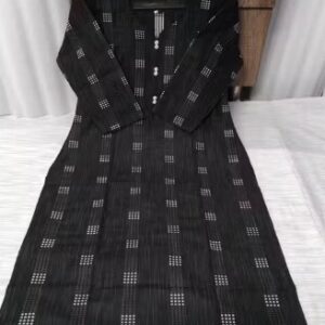 Private Label woman kurti for jeans cotton kurti woman black cotton kurti straight kurti for woman Colour dark Bule Size 38