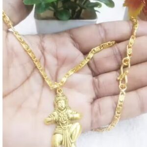 Private Label JAI SHREE RAM BALAJI LOCKET WITH GOLD CHAIN